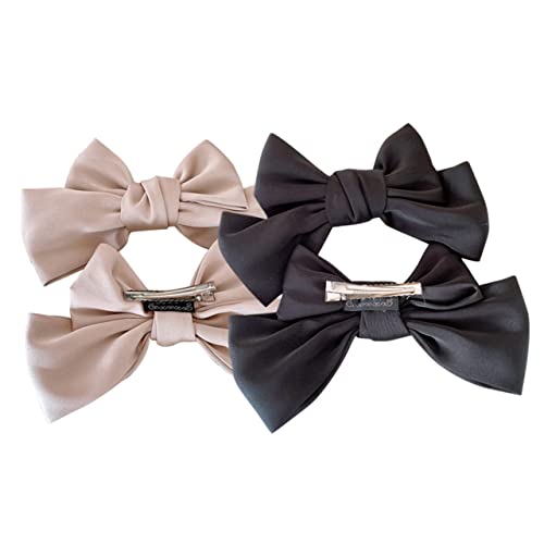 DRESSOOS 2 Paar Haarnadeln Mit Schleife Haarspangen Mit Schleife Haarschleifen Für Mädchen Haarnadel Für Frauen Haarschleifenpakete Stylisches Haaraccessoire von DRESSOOS