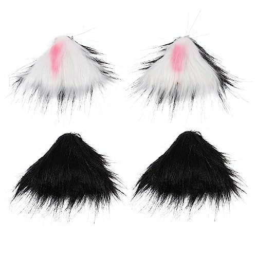 DRESSOOS 2 Paar Haarspangen Mit Katzenohren Dekorative Haarnadel Für Mädchen Leichte Und Bequeme Haar-accessoires Für Partys Und Fotoshootings von DRESSOOS