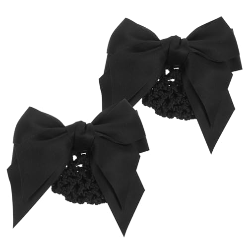 DRESSOOS 2 Pcs Bogen Haarnetz Haar Clip Frauen Haar Net Net Haarspange Für Dutt von DRESSOOS