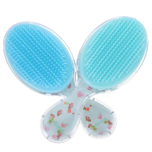 DRESSOOS 2stücke Haarbürste Für Junge Mädchen Mit Weichen Borsten Tragbare Reisehaarbürste Für Lockiges Und Dickes Haar Geeignet Für Kleine Mädchen Und Kleinkinder Zu Hause Und von DRESSOOS