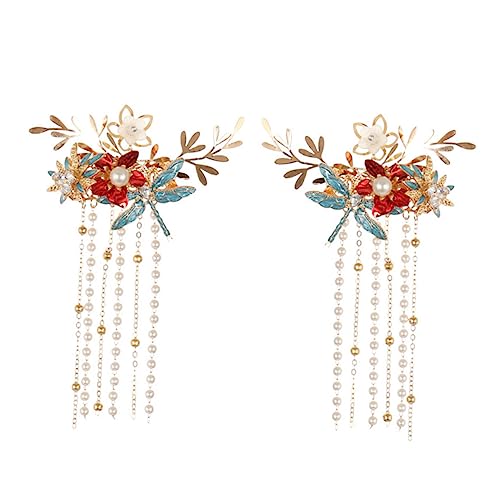 DRESSOOS 2stücke Haarspangen Mit Libellen-design Und Quasten Für Frauen Passend Für Dickes Und Dünnes Haar Für Alltag Partys Und Feiertage von DRESSOOS