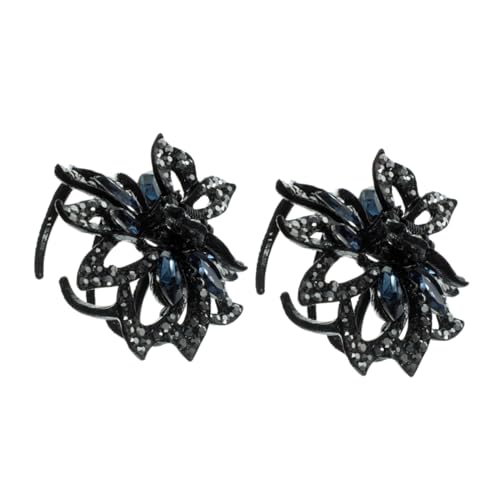 DRESSOOS 2stücke Teiliges Haarklammern Mit Strass Für Damen Stilvolle Und Langlebige Haaraccessoires Für Dickes Und Dünnes Haar Für Hochzeiten Partys Und Alltag von DRESSOOS