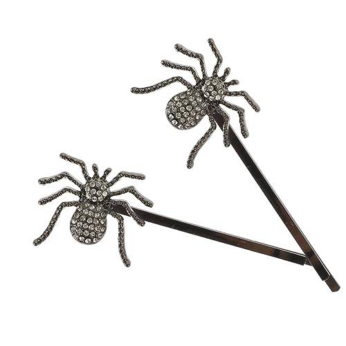 DRESSOOS 2stücke Haarnadel Spinne Dekorative Haarspangen Mit Strasssteinen Für Frauen Vintage Haaraccessoires Für Hochzeit Party Und Geschenke von DRESSOOS