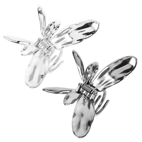 DRESSOOS 2 Stück Haarspangen Aus Metall Mit Schmetterlingsmotiv Für Dicken Halt Klemmen Styling Für Frauen DRESSOOS 2 Stück Haarspangen Aus Metall Mit Schmetterlingsmotiv Für Dicken Halt Klemmen Styling Für Frauen von DRESSOOS