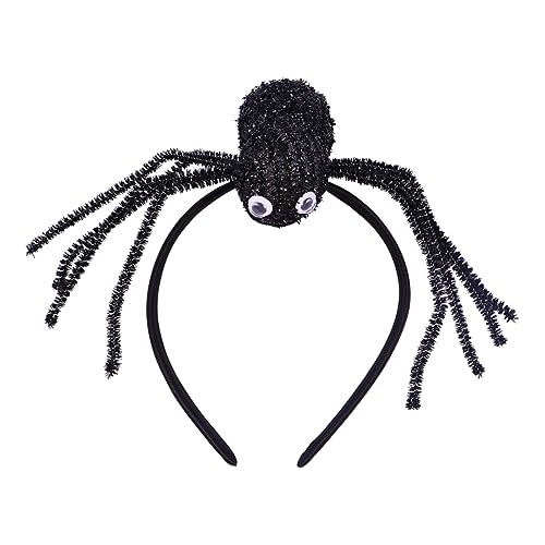 DRESSOOS 2stücke Halloween Haarreif Mit Langen Hornartigen Cartoon-spinnen Für Kostümpartys Und Feiertagsdekorationen von DRESSOOS