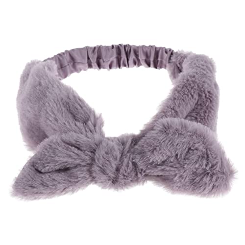 DRESSOOS 2stücke Elastische Haarbänder Mit Hasenohren Aus Fleece Stylische Kopfband Für Make-up Gesichtswäsche Und Dusche von DRESSOOS