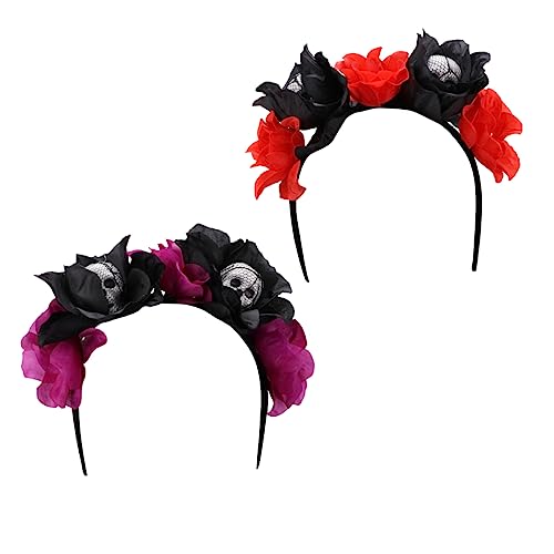 DRESSOOS 2st Party-stirnband Diadem Schmetterlingskostüm Für Damen Mexikanische Kleider Für Frauen Halloween-kopfkranz Halloween-haarreifen Europäisch Und Amerikanisch Geschenk Plastik von DRESSOOS