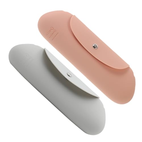DRESSOOS 2stücke Teiliges Makeup Pinsel Aufbewahrungstasche Tragbarer Kosmetik Organizer Für Leicht Und Robust Für Make-up Pinsel Und Kleine Gegenstände von DRESSOOS
