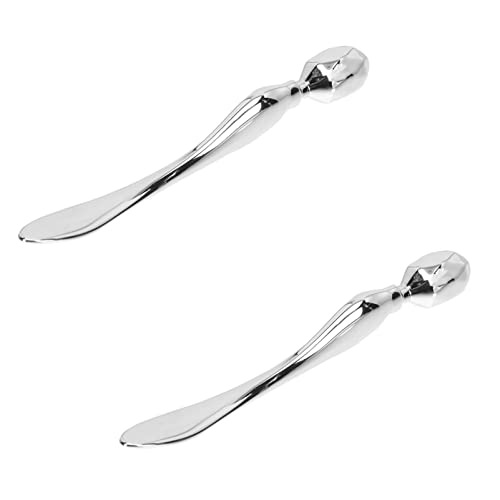 DRESSOOS Augenmassagestäbe-set 2-teilig Metall-augencreme-löffel Für Make-up Hautpflege Sanft Zur Legierung von DRESSOOS