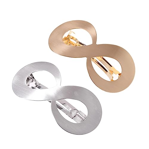 DRESSOOS 2 Stücke Frauen Haarspangen Hohl Haarnadel Pferdeschwanz Haar Barrettes Haarschmuck DRESSOOS 2 Stücke Frauen Haarspangen Hohl Haarnadel Pferdeschwanz Haar Barrettes Haarschmuck von DRESSOOS