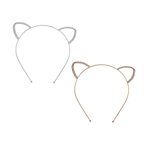 DRESSOOS 2 Stücke Katzenohr Haar Reifen Für Mädchen Design Stilvolle Flexible Stirnband Zubehör DRESSOOS 2 Stücke Katzenohr Haar Reifen Für Mädchen Design Stilvolle Flexible Stirnband Zubehör von DRESSOOS