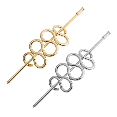 DRESSOOS Haarstab Aus Metall Schlichtes Design Vintage-haarnadel Für Dutt Für Frauen Modisches Haar-accessoire DRESSOOS Haarstab Aus Metall Schlichtes Design Vintage-haarnadel Für Dutt Für Frauen Modisches Haar-accessoire von DRESSOOS