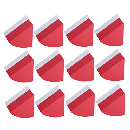 DRESSOOS 20 Stück Teiliges Make Up Puff Dreieckige Rote Ultraweiche Puderquasten Nass und Trocken Anwendbar Wiederverwendbar zur Haut für Foundation und Puder Natürliche Make Up Verteilung von DRESSOOS