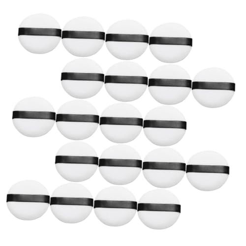 DRESSOOS 20 Stücke Make-up Weichen Samt Mini Make-up Schwämme Mädchen Puff Gesicht Kosmetik Puff Lose Pad Natürliche Make-up Applikatoren Zufällige Farbe von DRESSOOS