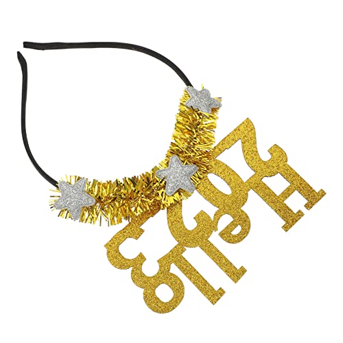 DRESSOOS 2023 Neujahr Haarnadel Stirnband Festliche Buchstaben Kopfschmuck Leichtes Haarband Für Partys DRESSOOS 2023 Neujahr Haarnadel Stirnband Festliche Buchstaben Kopfschmuck Leichtes Haarband Für Partys von DRESSOOS