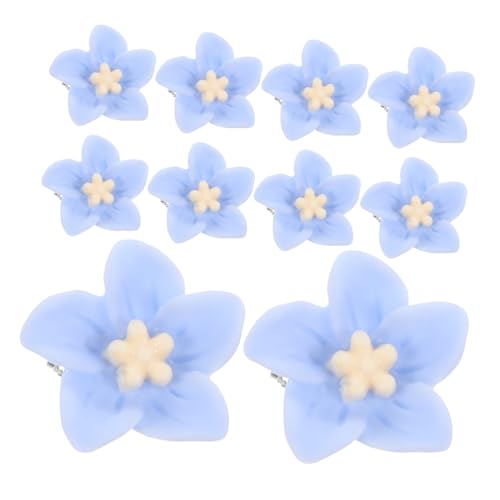 DRESSOOS Blumen-haarspange 20 Stück Haarspangen Mädchen-haarspangen Haar-accessoires Damen-haardekorationen Metall-kunststoff-set von DRESSOOS