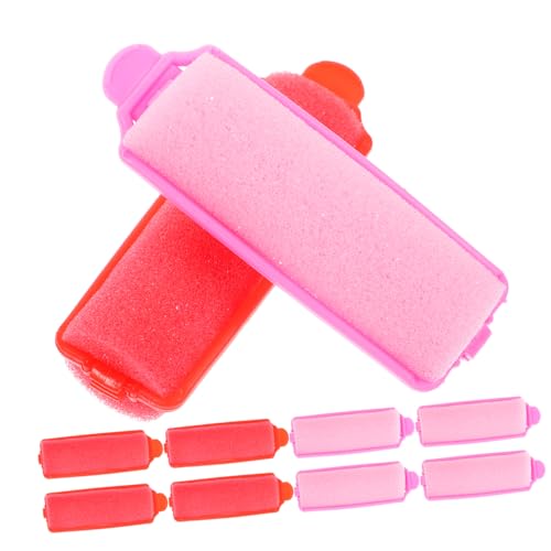 DRESSOOS 24stücke Schwamm-haarwickler Für Frauen Diy-lockenwickler Air Bangs Roller Friseur-roller Mit Clip Zum Locken Von Fransen Oder Haarspitzen Weniger Haarschäden von DRESSOOS