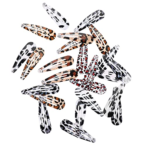 DRESSOOS Modische Haarspangen für Damen und Mädchen Leopardenmuster Stück Gemischte Stile Snap-haarspangen Elegante Haar-accessoires für Damen von DRESSOOS