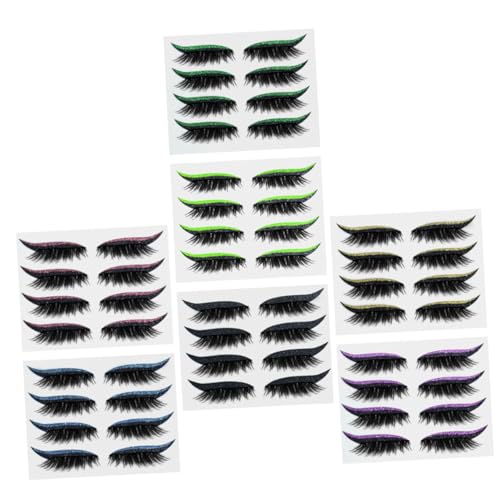 DRESSOOS Schicke Augen-make-up-aufkleber 28 Paar Wiederverwendbares Eyeliner-klebeband Für Cosplay Halloween Alltag von DRESSOOS