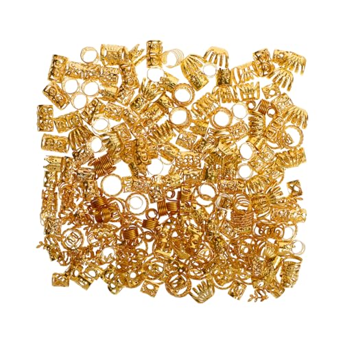DRESSOOS 290stücke Haarschmuck Für Zöpfe Und Dreadlocks Und Silberset Dreadlocks Zubehör Haardekor Für Frauen Einfache Anwendung Festival-accessoires von DRESSOOS