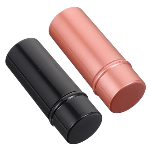 DRESSOOS 2st Einziehbare Bürste Grundierung Bürste Make-up Pinsel Gesichtsrougepinsel Markieren Gesichts-highlighter Lose Puderkosmetik Rot Stiftung Tragbar Wellpappe Aus Seiden-nylon-wolle von DRESSOOS