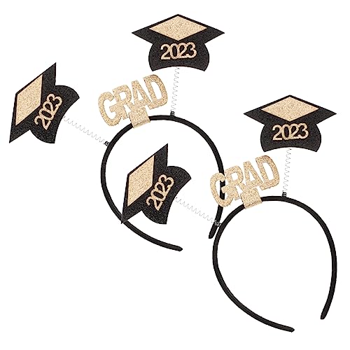 DRESSOOS Leichtes Haarband Mit Abschlusselementen 2-teiliges Haarband-set Für Abschlussfeiern Für Cosplay-zubehör von DRESSOOS