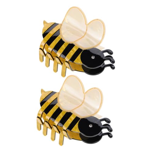 DRESSOOS 2stücke Bienen Haarklammern Für Frauen Und Mädchen Lustige Cartoon Styling Clips Für Jeden Anlass Für Hochsteckfrisuren Und Alltägliche Looks von DRESSOOS