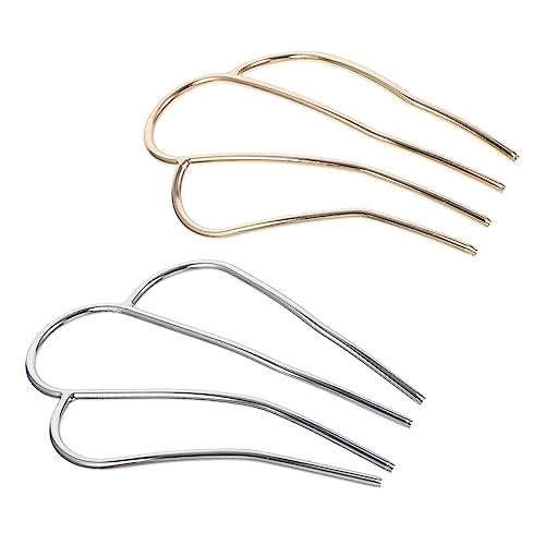 DRESSOOS 2stücke Haar Haar Seite Kamm Haarnadel Sticks Styling Werkzeug Langlebig Für Frauen Mädchen Vintage Frisuren Dekoration von DRESSOOS