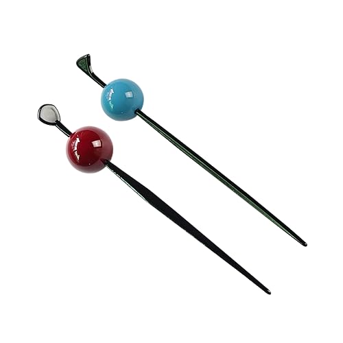 DRESSOOS 2stücke Haarnadel Mit Ball-haar-brötchen-halter Orientalische Haarnadel Für Lange Chinesische Haare Essstäbchen von DRESSOOS