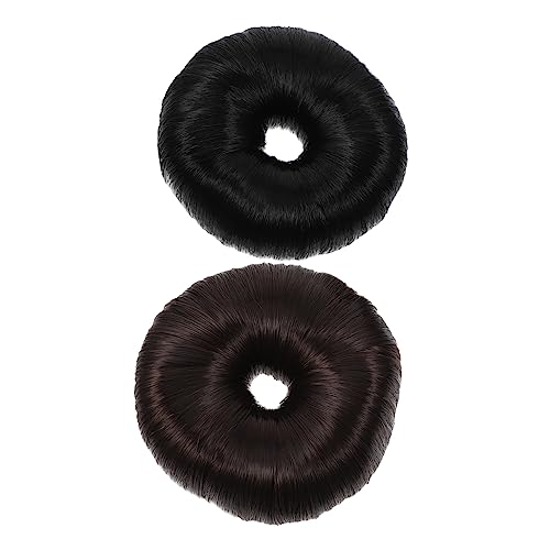 DRESSOOS 2st Haartrockner Haarknoten Hochsteckfrisur Chignon Dutt Haarteil Donut-brötchenhersteller Für Haare Hochzeitsbrötchen Haarteil Flex-werkzeuge Mädchen Umformmaschine Braut Harz von DRESSOOS