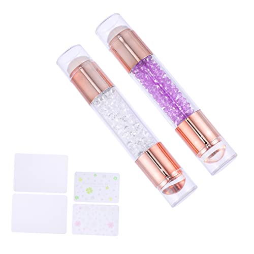 DRESSOOS Kleiner Maniküre-stempel Nailart-stempel Doppelseitiger Nailart-stempel Für Nailart Nageldesign-tool von DRESSOOS