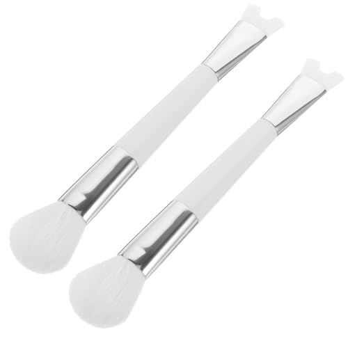 DRESSOOS Weicher Rougepinsel Für Die Nasenkonturierung 2-teiliges Make-up-tool Für Frauen Kunstfell Zum Auftragen Von Lidschatten Auf Die Nase von DRESSOOS