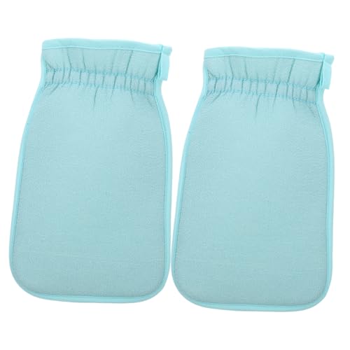 DRESSOOS 2St Sauberes Badetuch Handschuhe zum Duschen waschen Badehandschuhe Handtuch Badehandschuh für Erwachsene tiefe Peeling-Handschuhe Strahlport Gemütlich Duschzubehör Schrubben Stoff von DRESSOOS