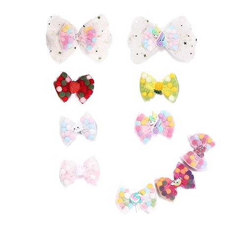 DRESSOOS 2St kinder haarschmuck haar spangen Baby Schleifen Haarnadel kinder haarschleifen Haarspangen für Kleinkinder Babyschleifen bunter Kopfschmuck Haarspange für Metall von DRESSOOS