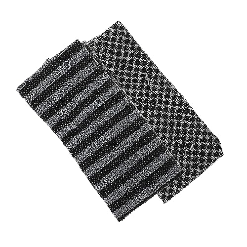 DRESSOOS 2 Stücke Körperpeeling Badetücher Lange Duschtücher für Rückenreinigung Hautfreundliche Peeling Handtücher aus Sicherem Material von DRESSOOS