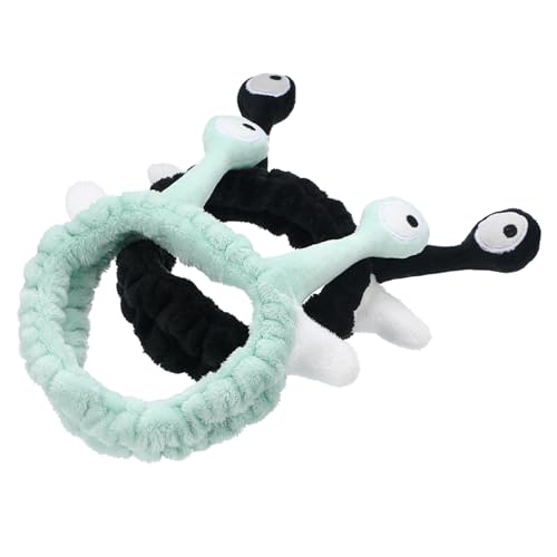 DRESSOOS 2 Stücke Hand Scrunchie Alien Haarband Für Waschen Gesicht Spa Stirnbänder Für Frauen von DRESSOOS