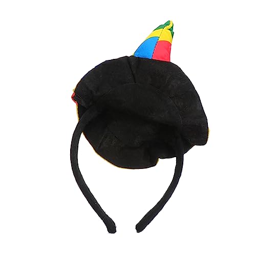 DRESSOOS Clown Haarreif Lustiger Kopfschmuck Für Partys Karneval Und Cosplay Einzigartiger Clown Haarband Für Und Erwachsene Farbenfrohe Haardekoration Für Festlichkeiten von DRESSOOS