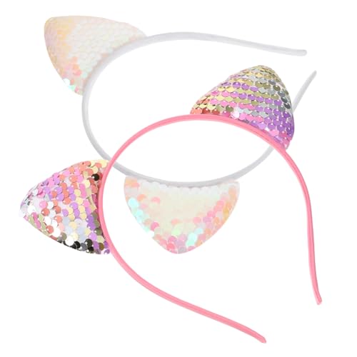 DRESSOOS Halloween-ohren-stirnband Mit Pailletten Katzenohr-stirnband-set Modische Haarreifen Kopfschmuck Haar-accessoires Partygeschenke Für Das Festival DRESSOOS Halloween-ohren-stirnband Mit Pailletten Katzenohr-stirnband-set Modische Haarreifen Kopfschmuck Haar-accessoires Partygeschenke Für Das Festival von DRESSOOS
