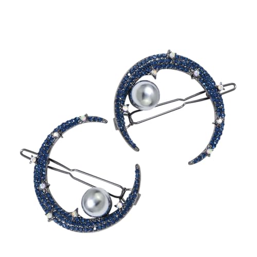 DRESSOOS 2 Stück Haarspangen Elegante Haarspangen Mit Strasssteinen Für Damen Haarschmuck Im Vintage-stil Für Partys Und Hochzeiten von DRESSOOS