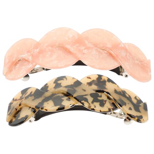 DRESSOOS 2stücke Haarspangen Aus Acryl Für Damen Große Haarnadeln Im Vintage-stil Haarschmuck Für Mädchen Und Frauen Haarstyling-tool Für Jeden Anlass von DRESSOOS