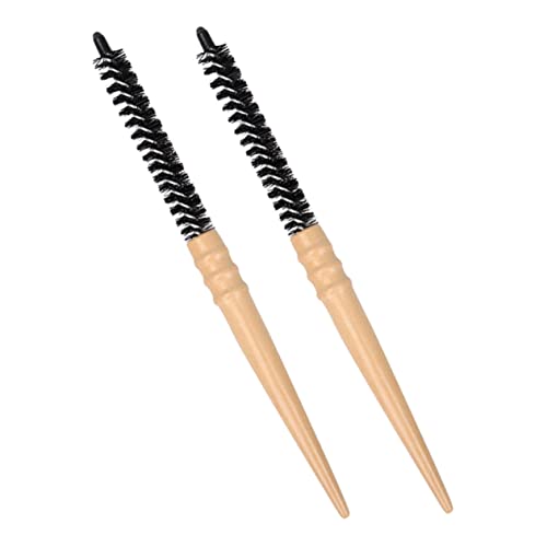 DRESSOOS 2st Friseur Kleiner Rollenkamm Runde Haarbürste Damen Frauen Lockenwicklerbürste Rundbürste Fön Rollkamm Haartrennkämme Bürste Für Lockiges Haar Bausatz Lockenbürste Protokoll von DRESSOOS