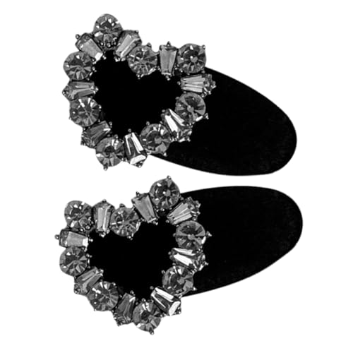 DRESSOOS Herzförmige Mini-haarspangen 2er-pack Clip Haarspangen Für Frauen Haarspangen Für Mädchen Haar-accessoires Für Frauen von DRESSOOS