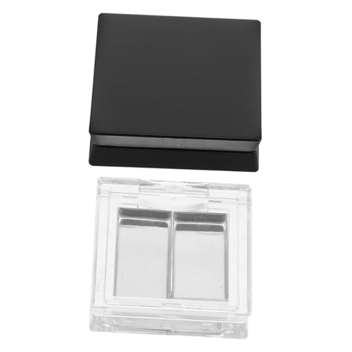 DRESSOOS 2stücke Lidschatten-palette Leere Make-up-palette Aluminium Aufbewahrungsbox Für Kosmetik Puder Organizer Tablett Travel Box Kosmetikbox von DRESSOOS