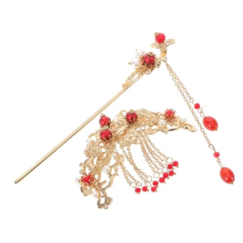 DRESSOOS 2stücke Teiliges Retro Chinesische Haarnadeln Mit Quaste Klassische Haarstäbchen Für Damen Für Und Kimono Zierlicher Haarschmuck Accessoires Für Besondere Anlässe von DRESSOOS