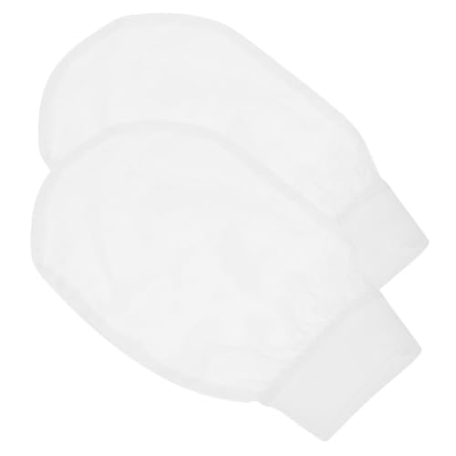 DRESSOOS 2stücke Badehandschuhe Hautpeelinghandschuhe Für Körper Dusch Zubehör Wiederverwendbar Peeling Handschuhe Dusche Fäustlinge Mädchen Schrubben Mitts Körper von DRESSOOS