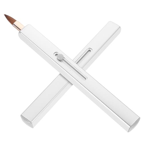 DRESSOOS 2stücke Einziehbarer Lippenpinsel Lippenstiftpinsel Lippenapplikator Make-up-pinsel Concealer-pinsel Make-up-tools Für Frauen Zum Auftragen Von Lippenstift Und Lipgloss von DRESSOOS