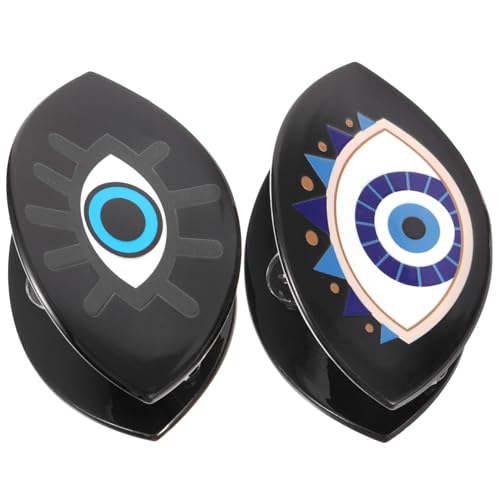 DRESSOOS 2stücke Evil Eye Haarspange Für Damen Rutschfestes Haarschmuck-accessoire Große Kralle -haarclip Für Dickes Haar Stilvolle Dekoration Für von DRESSOOS