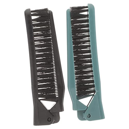 DRESSOOS 2stücke Faltbarer Haarkamm Und Bürste Klappkamm Mit Massagewirkung Borstenkamm Für Reisen Tragbar Für Glatte Und Lockige Haare Geeignet Für Damen Und Herren von DRESSOOS