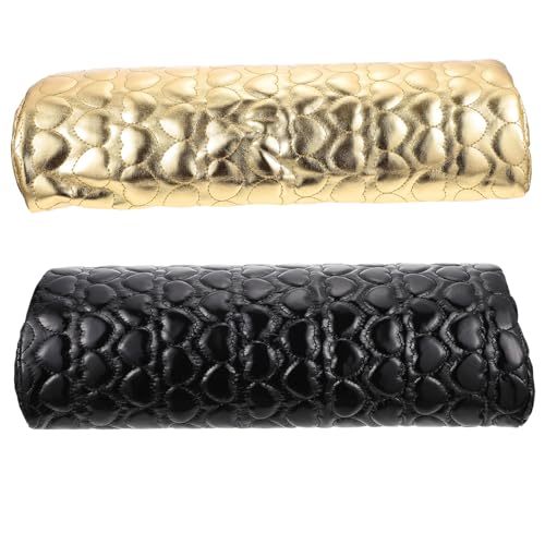 DRESSOOS 2stücke Liebe-herz Nagelkissen Für Maniküre Maniküre-kissen Handstützpad Für Professionelle Salons Und Heimwerker von DRESSOOS