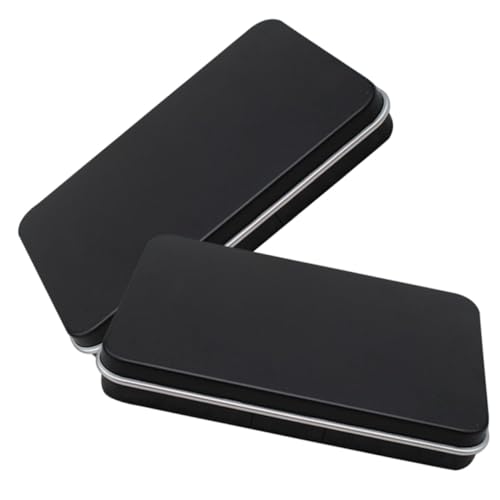 DRESSOOS 2stücke Schminkkoffer Mit Leeren Lidschattenboxen Mattweiße Lidschattenbehälter Nachfüllbare Lidschattenpuder-Organizer Tragbare Kosmetikboxen Für DIY-Make-up von DRESSOOS